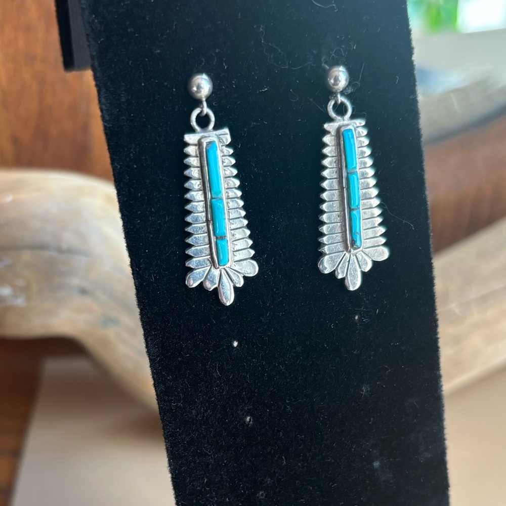 Solid Silver And Genuine Turquoise - image 6